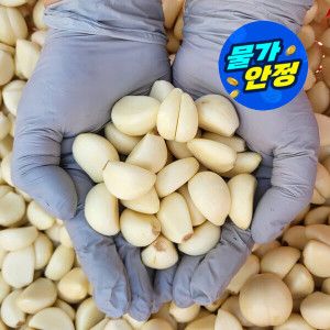 상품 이미지: (물가안정)(신선집중) 25년 무안 황토골 국산 깐마늘 1kg (소)