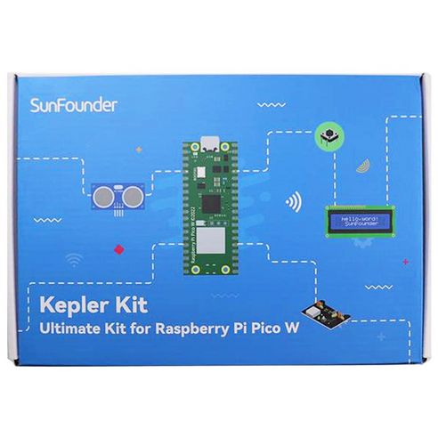 상품 이미지: 라즈베리파이 피코 IoT 키트 Raspberry Pi Pico W Ultimate Starter Kit (Pico W 포함)