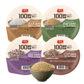 상품 이미지: 동원 양반 100밥 130g 12+12 골라담기 (찰진밥/현미밥/흑미밥/오미밥)
