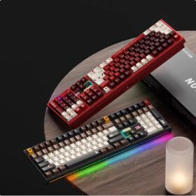 상품 이미지: WEIKAV NUT108 무선 CNC 기계식 게이밍 키보드 RGB FR4 10000mah 핫스왑