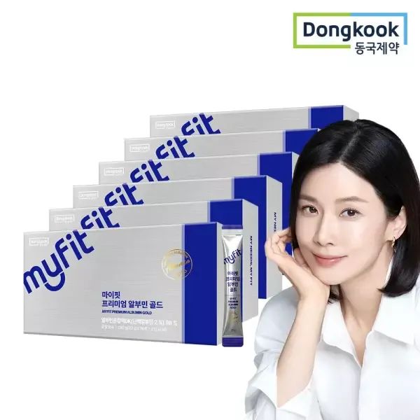 상품 이미지: 4+2 동국제약 마이핏 프리미엄 알부민 골드 14포 총6박스+쇼핑백 증정