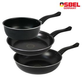 상품 이미지: 오스벨 후라이팬 궁중팬 소테팬 3종 세트(28+28+20cm) 행사특가/국내생산 독일 브랜드