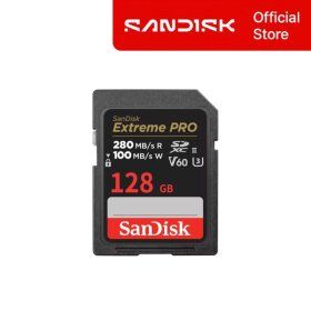 상품 이미지: 샌디스크 공식판매처 Extreme Pro 128G 128기가 V60 표준형 SD 카드 DXEP (SDSDXEP-128G-GN4IN)