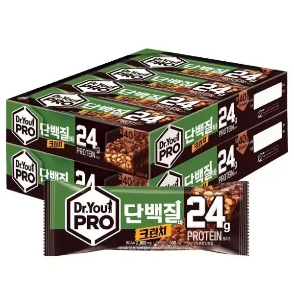 상품 이미지: 오리온 닥터유프로 단백질바 크런치, 70g, 16개