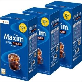상품 이미지: 맥심 아이스 스위트 블랙 커피믹스 110Tx3개/2세트구매시 1000원 할인X넉넉한 유통기한