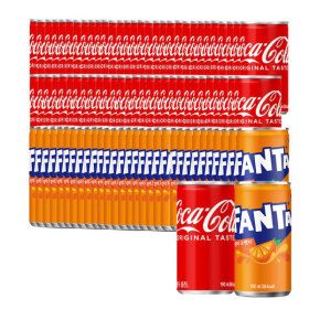 상품 이미지: 코카콜라+코카콜라+환타오렌지 190ml 90캔 (각 30개)