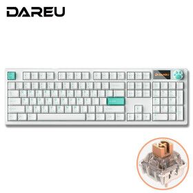 상품 이미지: 다얼유 A104 PRO 8K MASTER 유 무선 풀배열 게이밍 기계식 키보드 (서울 저소음머스타드축)