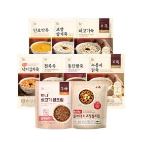 상품 이미지: (신선집중) 본죽 쇠고기죽 200g 5팩 외 죽/장조림 골라담기