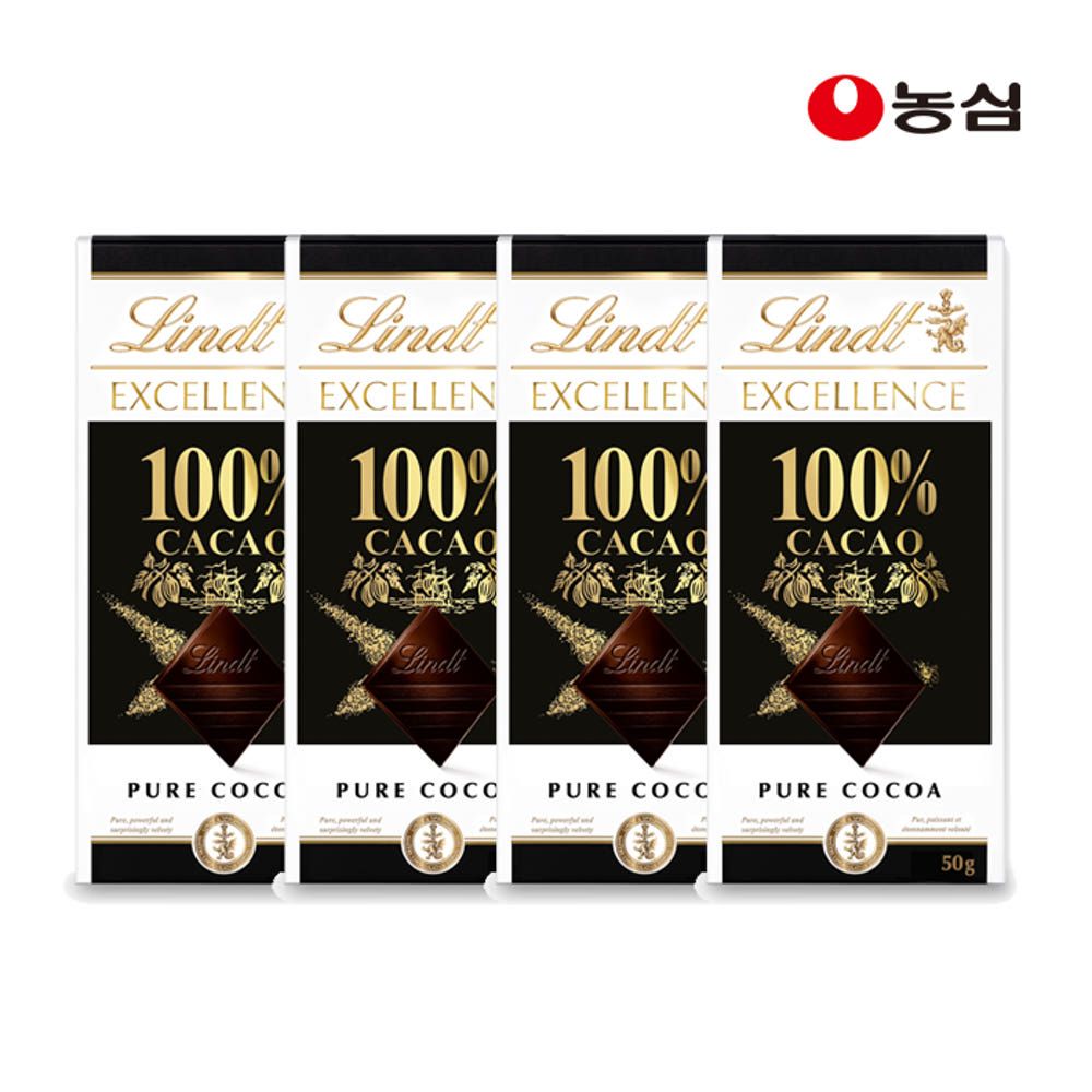 상품 이미지: 린트 엑설런스 다크100%, 50g, 4개