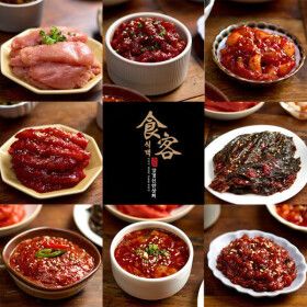 상품 이미지: 식객 프리미엄 젓갈 반찬 묶음세트/단품 19종 /(백명란 파지+오징어젓) 외 18종