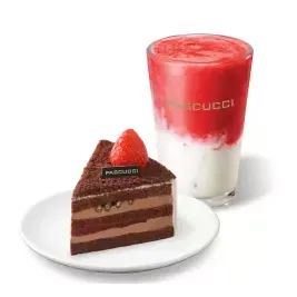 상품 이미지: [파스쿠찌] 딸기 라떼(R) + 오! 마이 초코(조각)