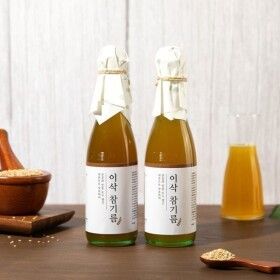 상품 이미지: 이삭방앗간 저온압착 통참깨 100% 참기름 300ml + 300ml