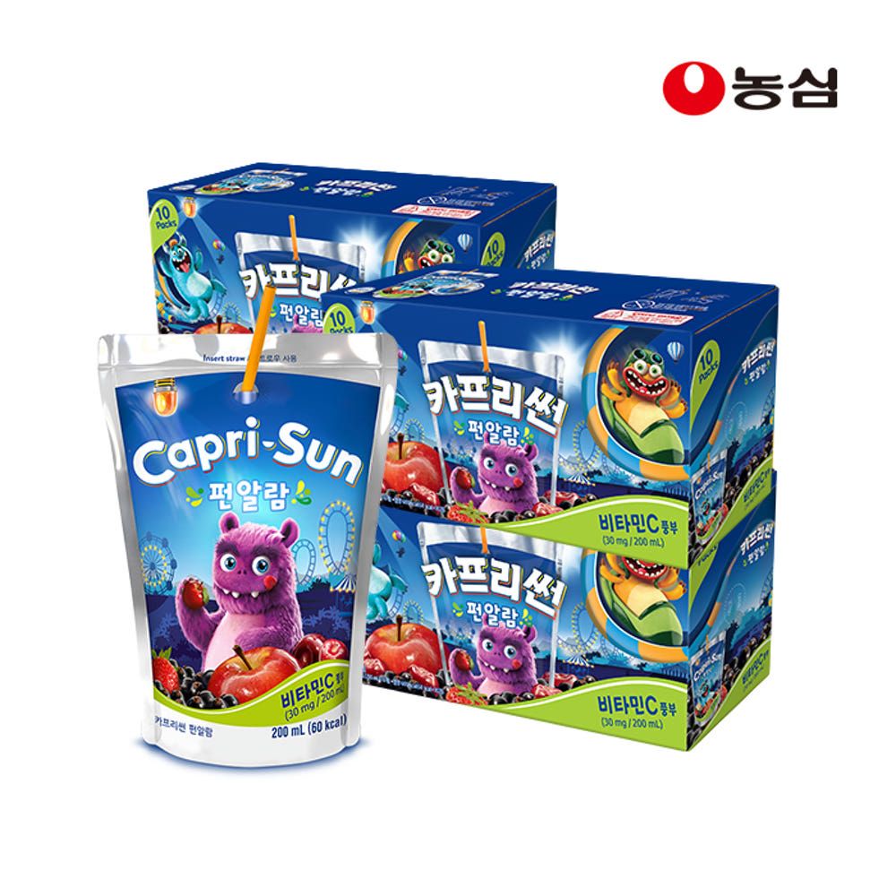 상품 이미지: 농심 카프리썬 펀알람 (200ml X 40개)