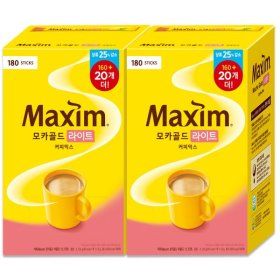 상품 이미지: 맥심 모카골드 라이트 180TX2개 총360T
