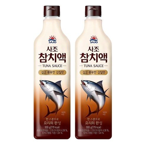 상품 이미지: 사조 참치액, 900g, 2개