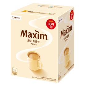 상품 이미지: 동서 맥심 화이트골드 커피믹스 210T +10T