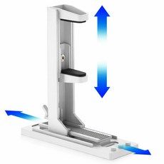 상품 이미지: 트레인 상하좌우 이동식 논슬립 그래픽카드 지지대, 화이트