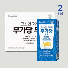 상품 이미지: 그레인랩 고소한99.9 무가당두유  40팩 x 2박스 (총 80팩)