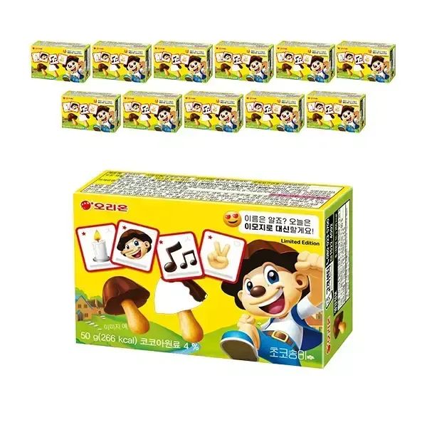 상품 이미지: 오리온 초코송이 1P(이모지 에디션), 12개