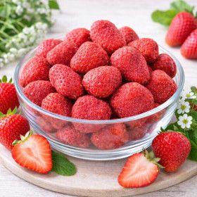 상품 이미지: 1+1 더하루 딸기칩 동결건조 과일 딸기 건강 원물 간식 맛보기증정/ 연근 표고버섯 자색고구마 야채칩 입고