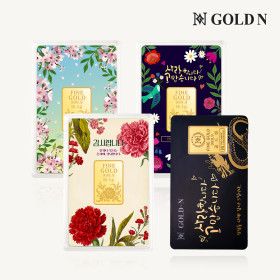 상품 이미지: (선물용 추천) 24K 순금 골드바 1g 균일가 4종 택1 (청룡파인/감사/벚꽃/카네이션)