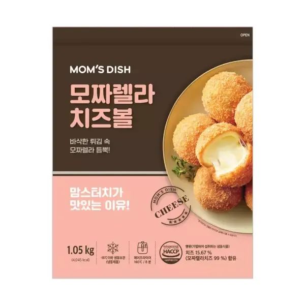 상품 이미지: 맘스터치 모짜렐라 치즈볼 1.05kg