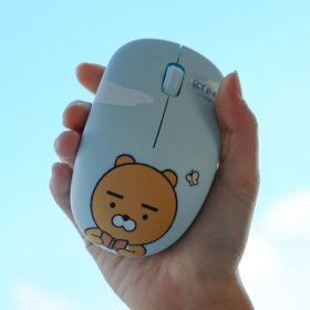 상품 이미지: 무선 마우스 책읽는 라이언 블루투스 마우스 TWM-100R 야외스터디 캠핑 노트북