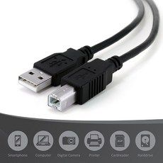 상품 이미지: 넥시 프린터용 USB 2.0 AB 케이블, 3m, 1개