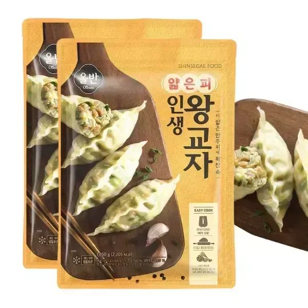 상품 이미지: 신세계푸드 얇은피 인생왕교자 1.05kg x 2개