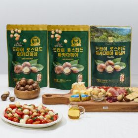 상품 이미지: (신선집중) 천향미루 호주산 까먹는 통마카다미아 드라이 로스티드/바닐라 총 3봉지 골라담기 초특가
