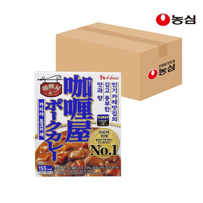 상품 이미지: 농심 카리야 포크 카레, 180g, 10개