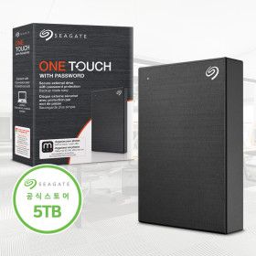 상품 이미지: 외장하드 5TB One Touch HDD 블랙 공식스토어-파우치증정-데이터복구지원