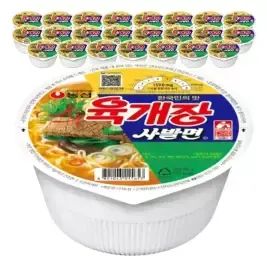 상품 이미지: 농심 육개장사발면 86g, 24개