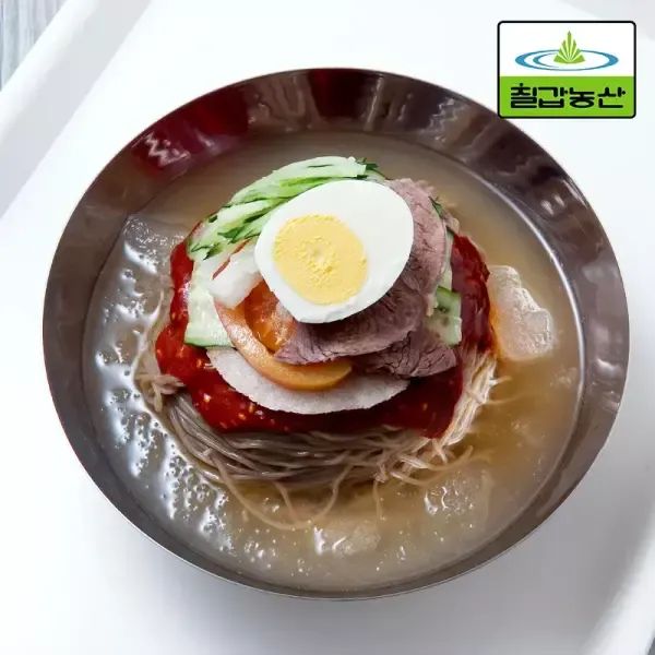 상품 이미지: [내일도착] 냉면名家 칠갑농산 반반냉면 10인분 세트 (물&비빔)