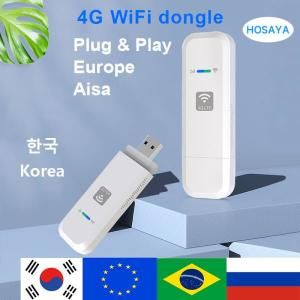 상품 이미지: 공유기 휴대용 와이파이 LTE USB 4G 라우터 나노 SIM 카드 모뎀 포켓 핫스팟 10 사용자 동글 LDW931