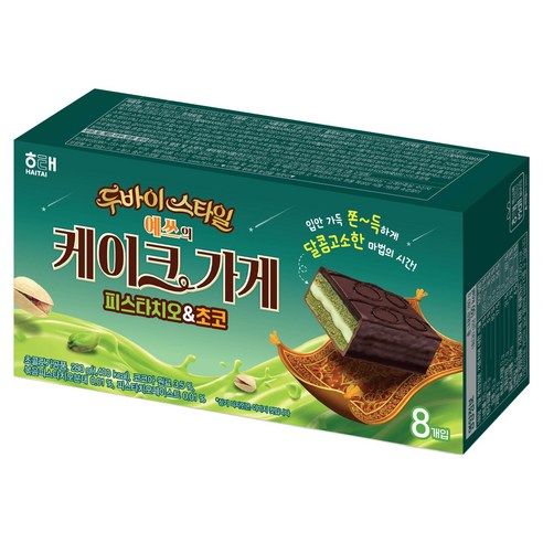 상품 이미지: 오예스 예쓰의 케이크가게 두바이 피스타치오 & 초코, 280g, 1개