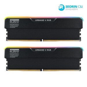상품 이미지: 서린공식 에센코어 클레브 DDR5-6000 CL30 URBANE V RGB 블랙 패키지 서린 (32GB(16Gx2))