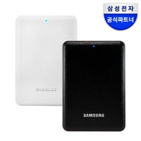 상품 이미지: 삼성외장하드 인증점 J3 5TB 화이트   2025년 신제품 - 파우치 증정