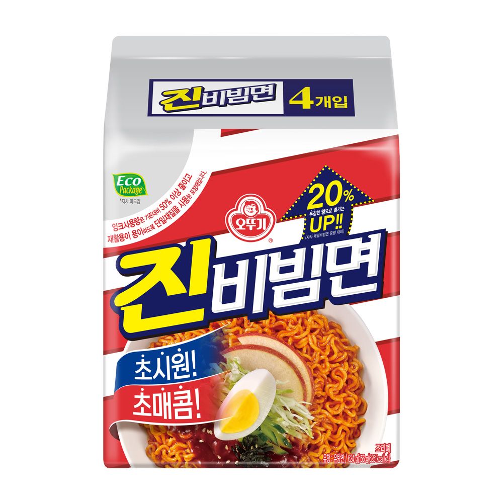 상품 이미지: 오뚜기 진비빔면/진쫄면/진라면/열라면/스낵면/짜슐랭/참깨라면/오동통면/김치라면/진짜장/진짬뽕