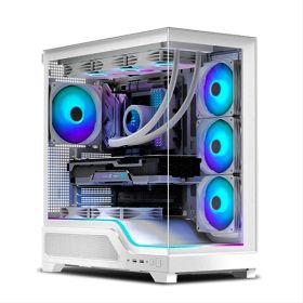 상품 이미지: 마이크로닉스 WIZMAX 슬로프 컴퓨터 PC 케이스 화이트 WASD