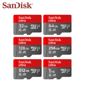 상품 이미지: 골든허니G SanDisk 휴대폰용 정품 마이크로 SD 카드 C10 32GB 64GB 128GB 256GB 512GB 최대 150 MB/s 1TB