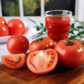 상품 이미지: 때깔찬 제철과일 완숙 토마토 5kg (4-7번과) / 후숙필요