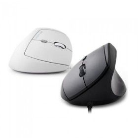 상품 이미지: 아이리버 EV100 (블랙) 인비저블 인체공학 무소음 유선 버티컬 마우스