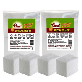 상품 이미지: 정전기청소포200매(100매 2팩)/ 렛츠클린 표준형