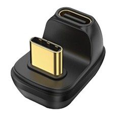 상품 이미지: 일렉싱크 180도 회전 꺾임 U자 8K 40Gbps 일체형 CtoC 방향전환 젠더, ET001, 1개