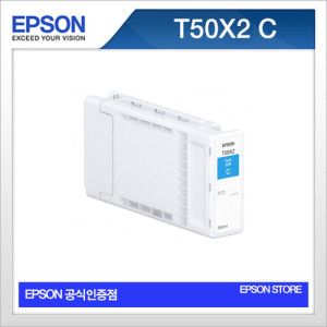 상품 이미지: 엡손 T50X2 잉크 사이언 C 350ml SC-T3740 ~ T7740D호환