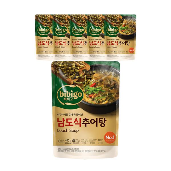 상품 이미지: CJ 비비고 남도식 추어탕, 460g, 6개