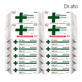 상품 이미지: 닥터아토 손소독티슈 20매 20팩 살균 물티슈