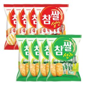 상품 이미지: 참쌀설병 128g x 4개 + 찰쌀선과 115g x 4개