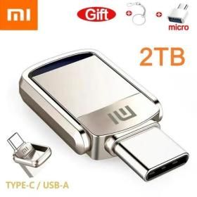 상품 이미지: 플래시 샤오미 드라이브 1 신제품 C타입 1024GB 512GB USB 1TB in 3.1 디스크 펜 메모리 2TB 2 메탈 U 드라